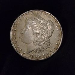 1896 Silver Dollar  In Great Shape