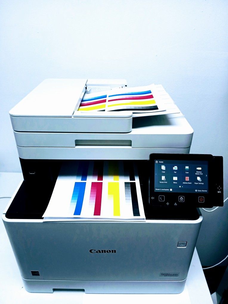 Laser Printer CANON COLOR ImageCLASS MF733cdw || Prints Automatically Double-Sided || WIRELESS || Touch Screen || Printing Speed Up To 28ppm ||