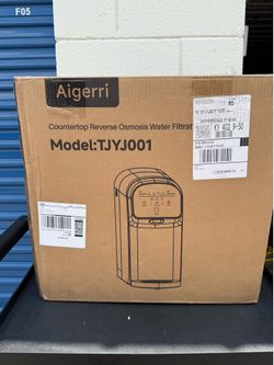 Aigerri Countertop Reverse Osmosis Water Filtration System Model TJYJ001