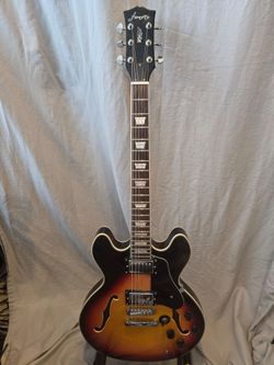 Firefly 335 style semi hollow body guitar