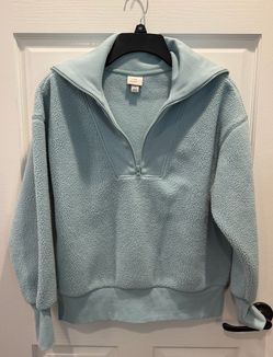 Women’s Small Sherpa Quarter-Zip Pullover – Size M