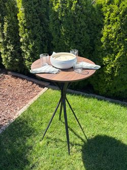 Brand New Round Accent Table – $45