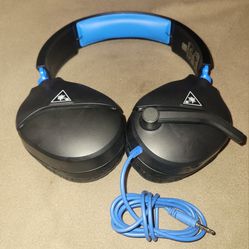 Turtle Beach - Recon 70 Wired Gaming Headset - Black/Blue