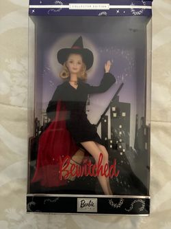 HALLOWEEN BARBIE BEWITCHED WITCH DOLL IN BOX !