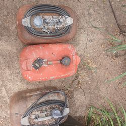 GAS  tanks, Boat & jerry cans.