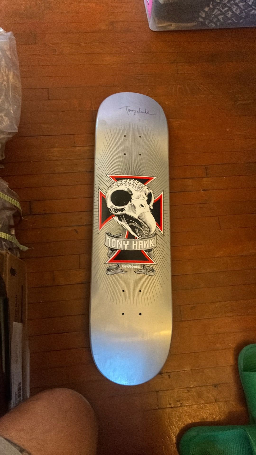 Signed Tony Hawk deck