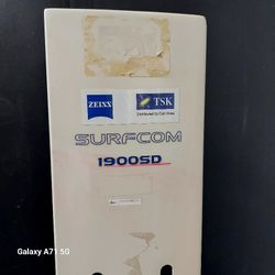 ZEISS/TSK SURFCOM 1900SD Surface Roughness Measuring System.  Unit Is Not Operational. Can Be Used For Parts Or Restoration.