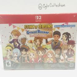 Story Of Seasons Grand Bazaar Premium Edition Nintendo Switch 2
