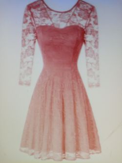 Women's Bridesmaid Dress.