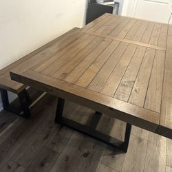 Dining table & Bench 