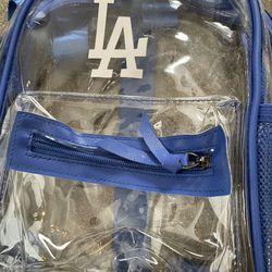Clear Backpack LA dodgers back pack