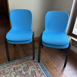 Lifetime Stackable Kids Chairs Blue 