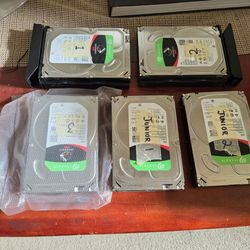 Five 4tb nas hard drives