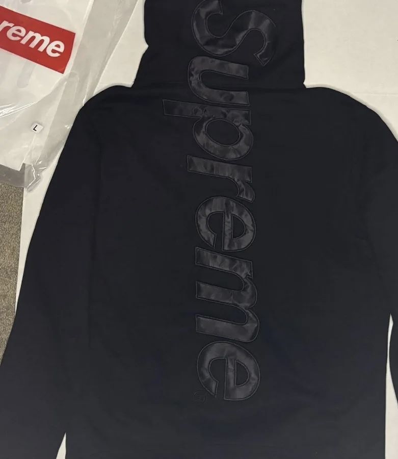 Supreme Satin Applique Hoodie