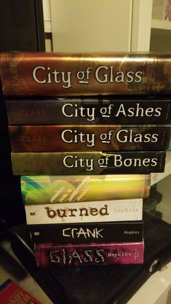 Cassandra Clare and Ellen Hopkins books