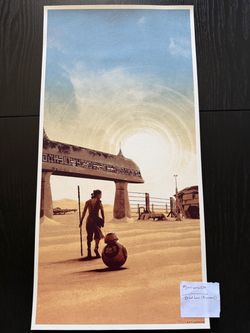 Star Wars Disney Poster Prints Rare Authentic/Numbered Artist (Mondo, Bottleneck Gallery, Gallery 1988)