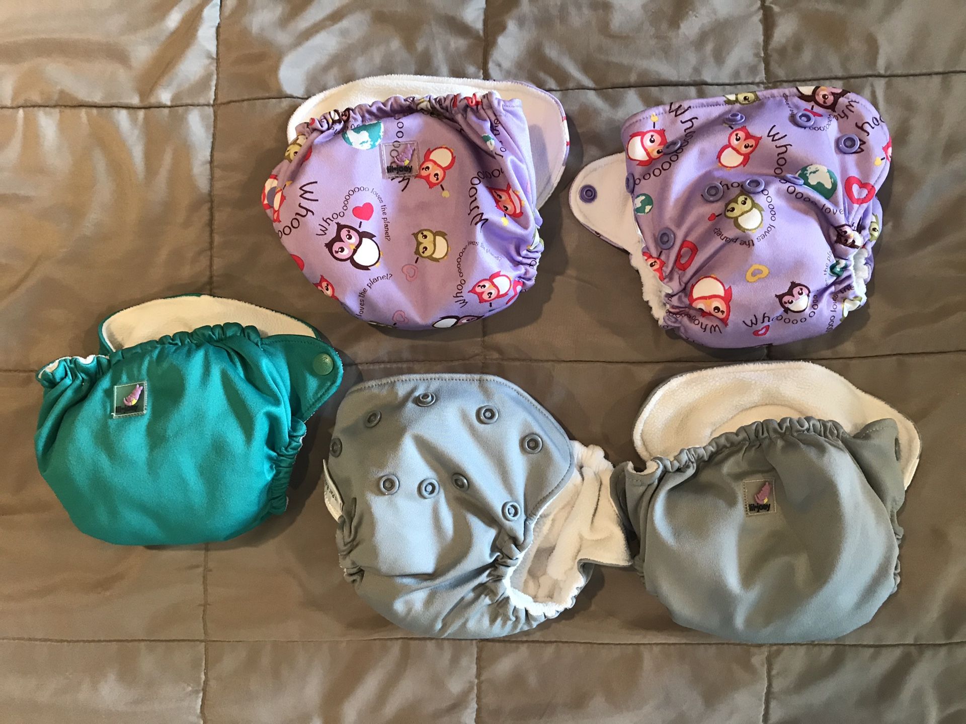 Newborn All in One Cloth Diapers Lil Joey Kanga Care