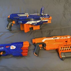 Nerf Elite Guns Lot