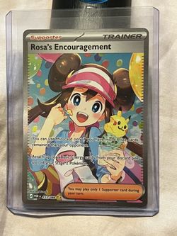 Rosa’s Encouragement 123/088 Perfect Order Special Illustration Pokemon TCG MINT
