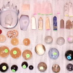 Crystal Spheres, Tower, Wands, Pyramid, Etc