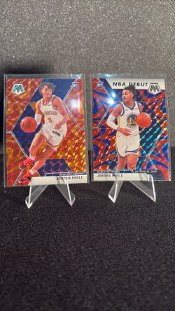 Jordan Poole rookie cards (2)