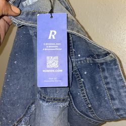 Size 32 men shorts rhinestone