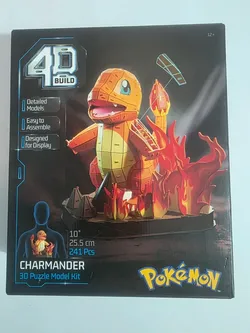 4D Build Pokemon Charmander 3D Puzzle Model Kit 241 Pcs Spin Master