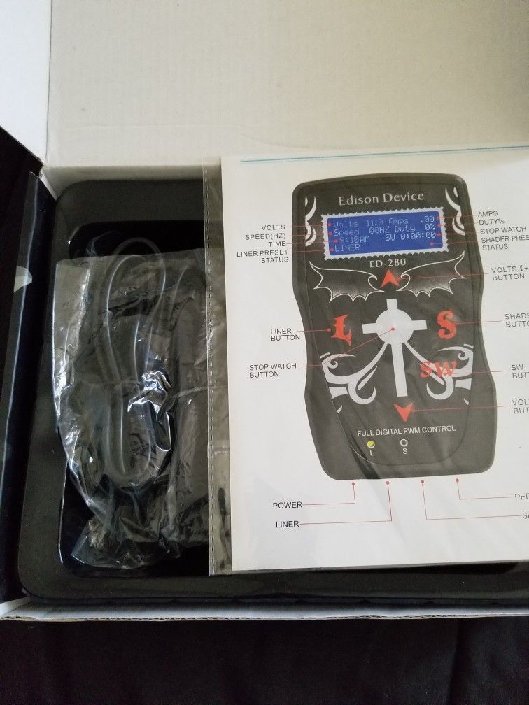 Digital Tattoo Power Supply Edison Device 280