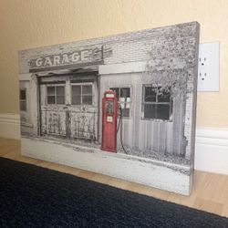 Garage Portrait Canvas 17x28