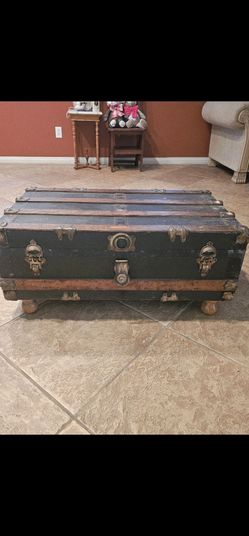 Vintage wooden chest