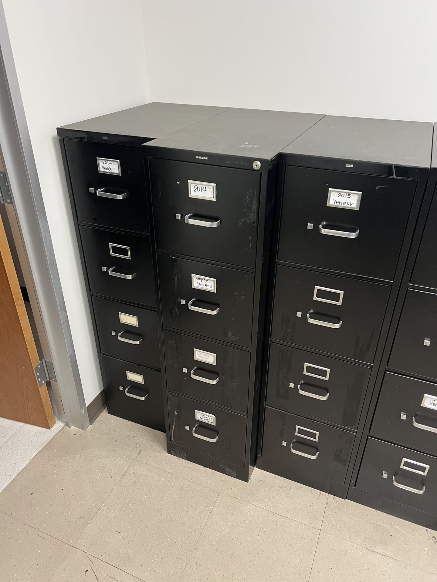 Black File Cabinets