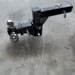 HAUL-MASTER Triple-Ball Mount Adjustable 6 in. Drop/4 in. Rise Hitch