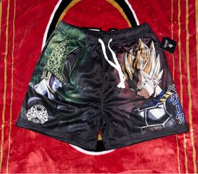 Darc Sport DBZ Cell vs Vegeta Mesh Shorts Sz M