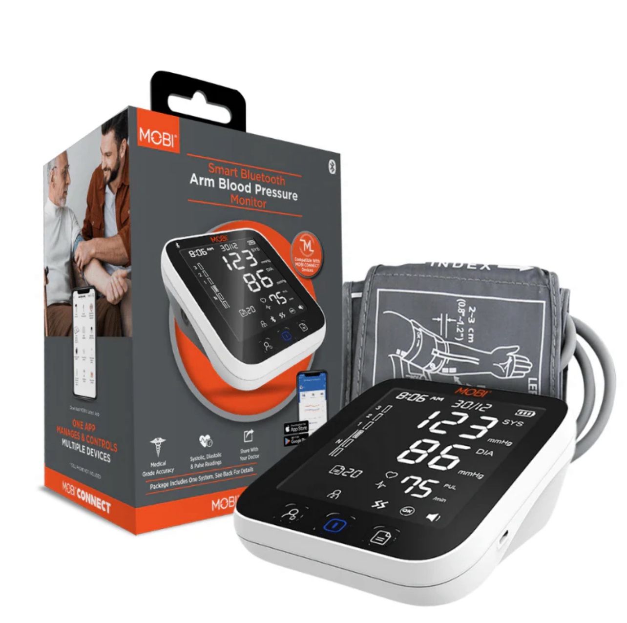 Mobi Blood Pressure Monitor & Pulse Oximeter