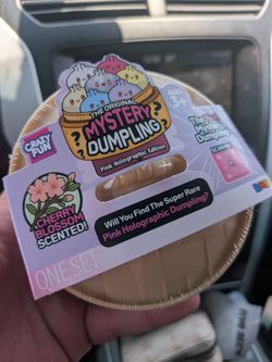 Holographic cherry blossom mystery dumpling