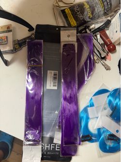 Purple hair extension 22inch