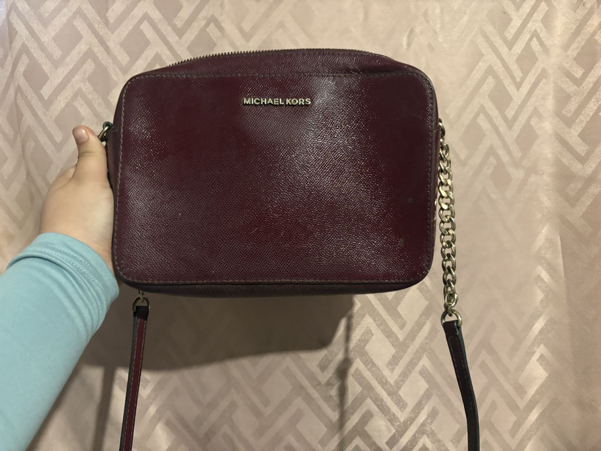 Burgundy Michael Kors