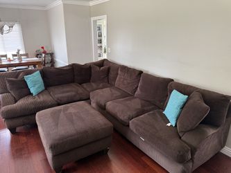 The big comfy couch with recliner