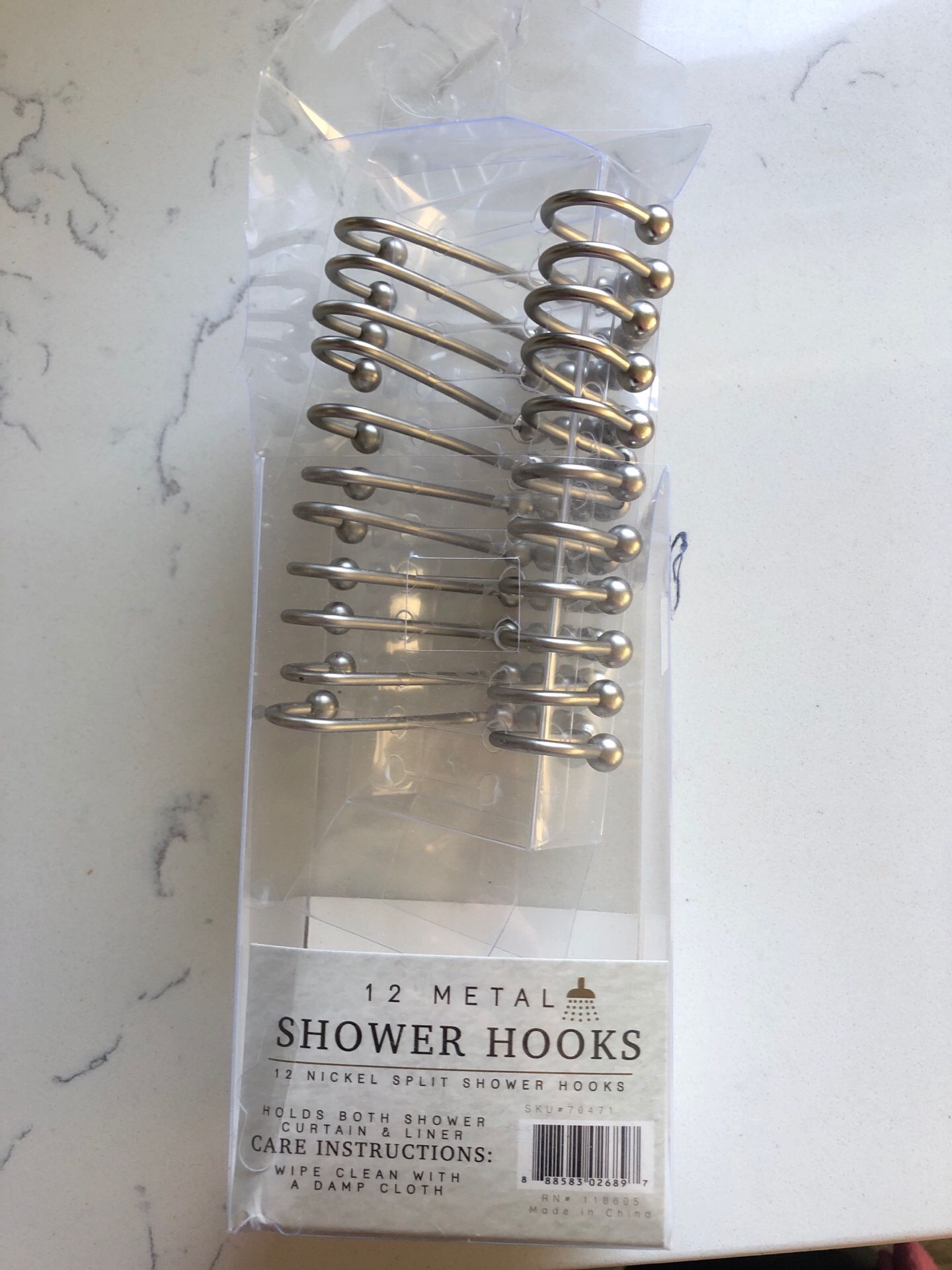 Shower hooks