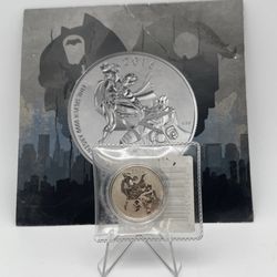2016 Batman vs Superman .999 Silver coin