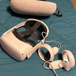 Quest 2 w/ Extended Battery And Case + VR Cover