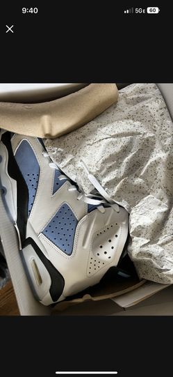 Men’s UNC 6s worn 9.5  Worn 3x Literally 