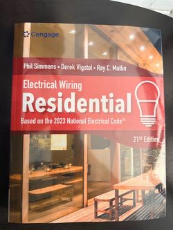 Electrical Wiring Residential 21st Edition Textbook