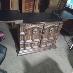 Oak Server Cabinet