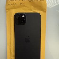 iPhone 15 Plus Black Unlocked 256GB 