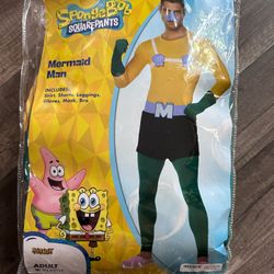 Mermaid Man Size Adult XL $20