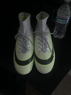 Green Nike Cleats 