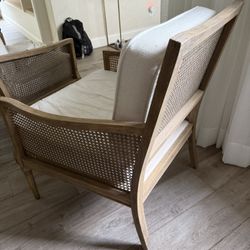 Ballard Designs Cane And White Oak Armchair (1) 