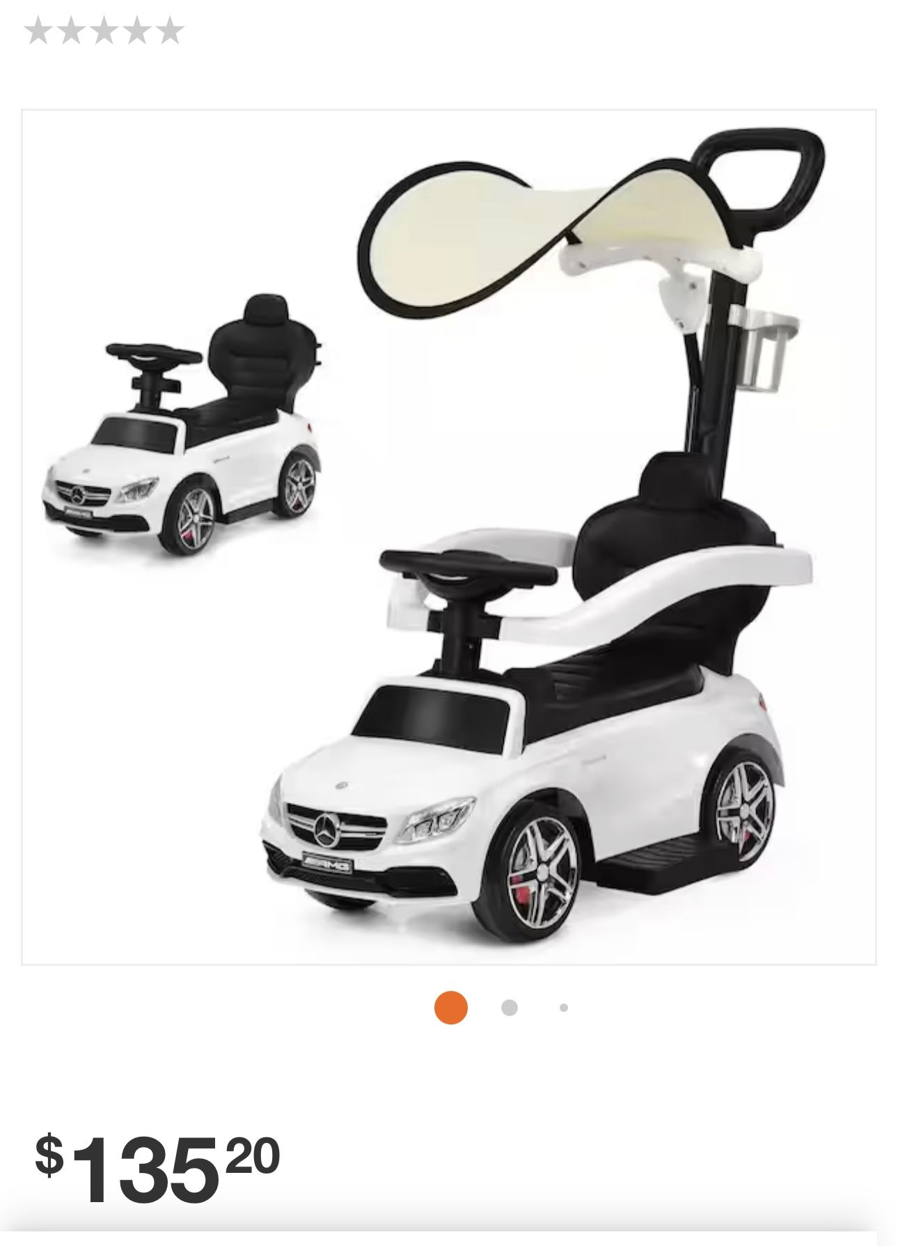 All New 3 In 1 Ride On Push Car Toddler Stroller