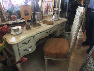 Beautiful antique desk and matching chair